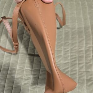 Henny & Lev Cognac Vegan Leather Tote Bag